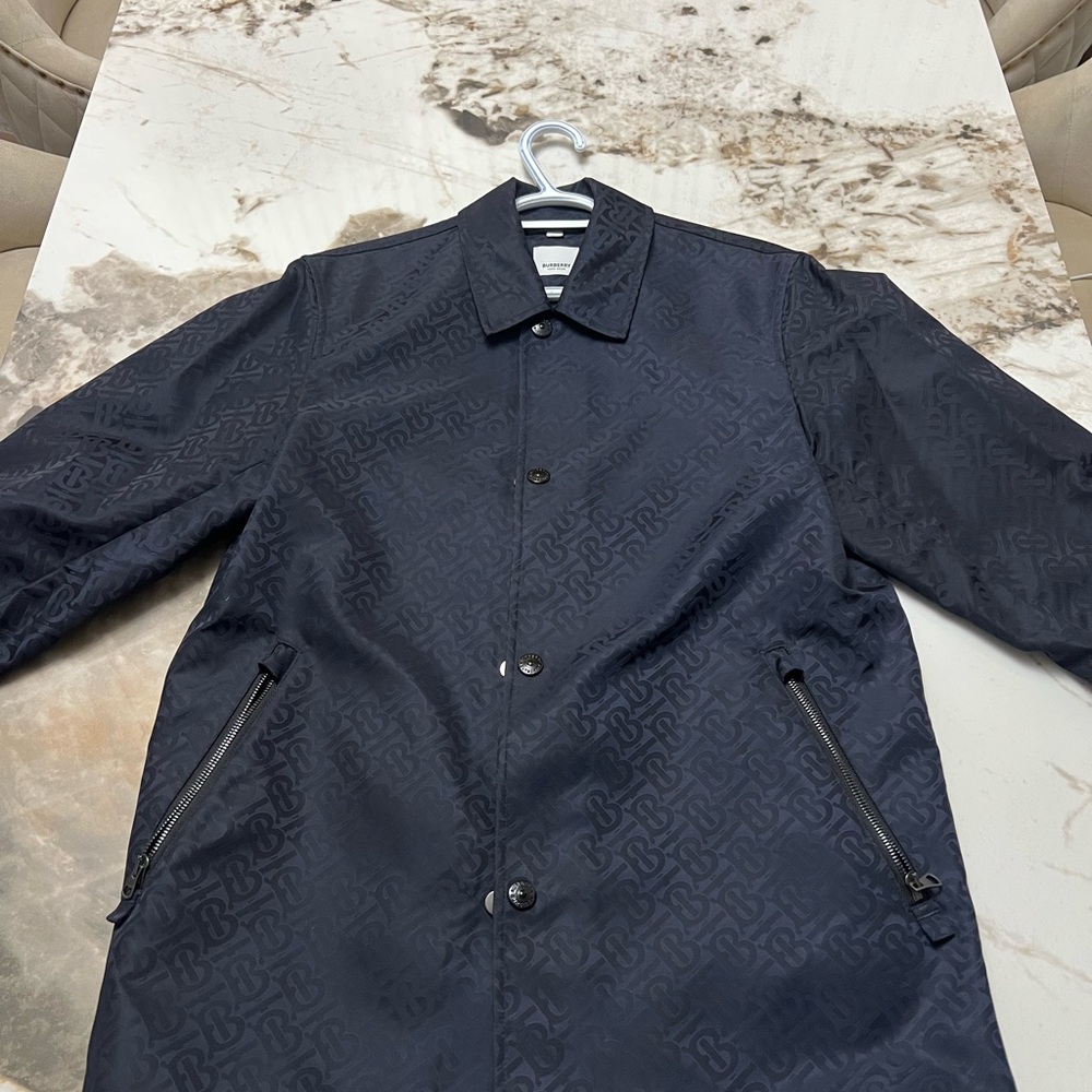 Burberry Navy Monogram Jacket